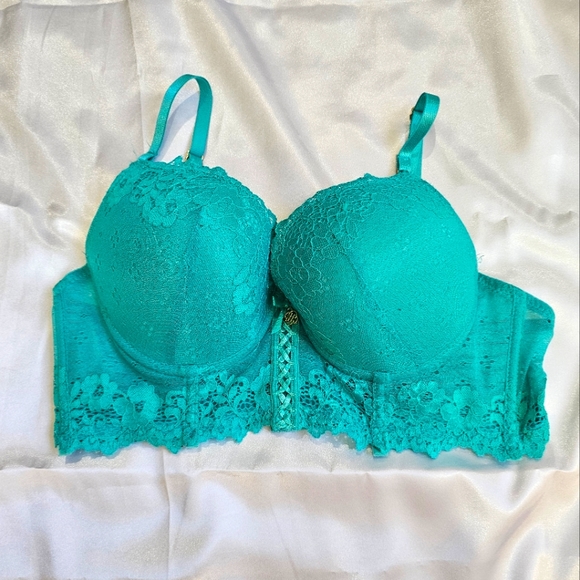 Teal Lace Bra 💙 - Picture 6 of 6